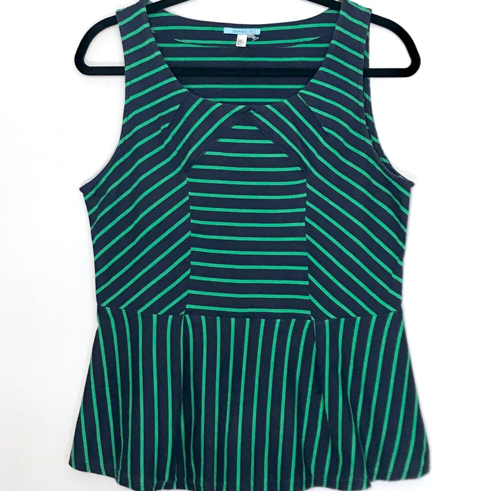 Leifnotes Leifsdottir Peplum Top Anthropologie SzM
